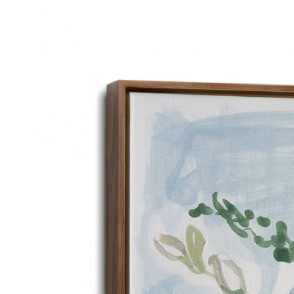 [Color:Walnut], Picture of art in a Walnut frame at an angle