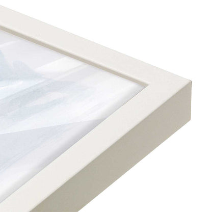 [Color:Opaque White], Picture of art in a Opaque White frame at an angle