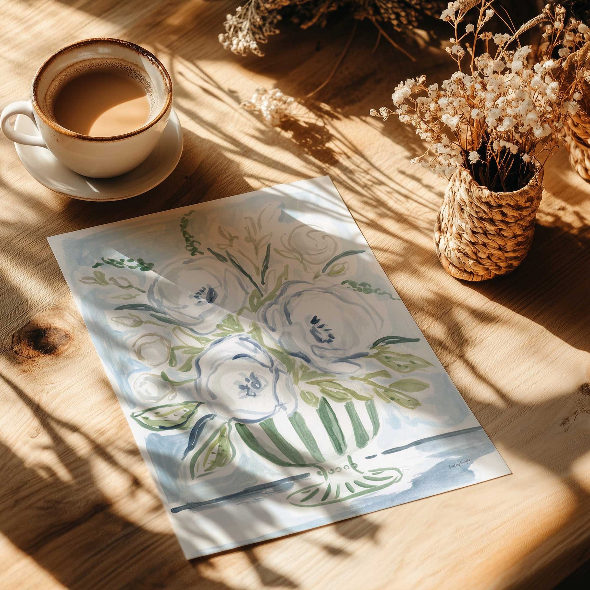 [Color:Rolled Print], Picture of close up of art