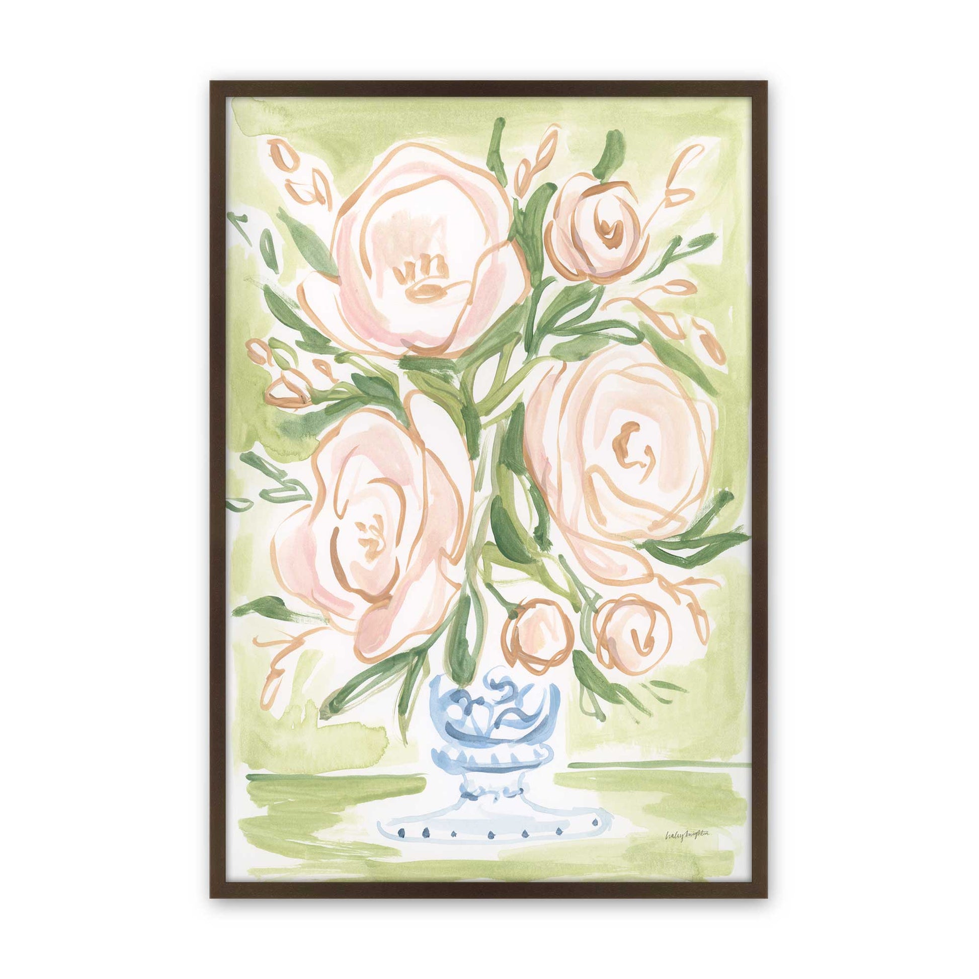 [Color:Belvinder Brown], Picture of art in a Belvinder Brown frame