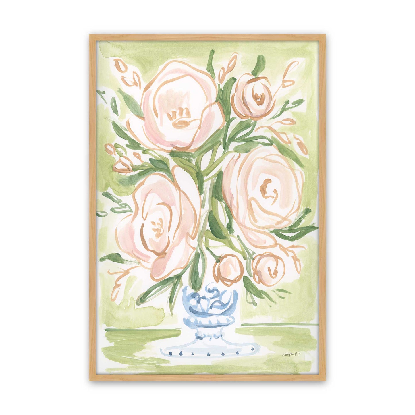 [Color:American Maple], Picture of art in a American Maple frame