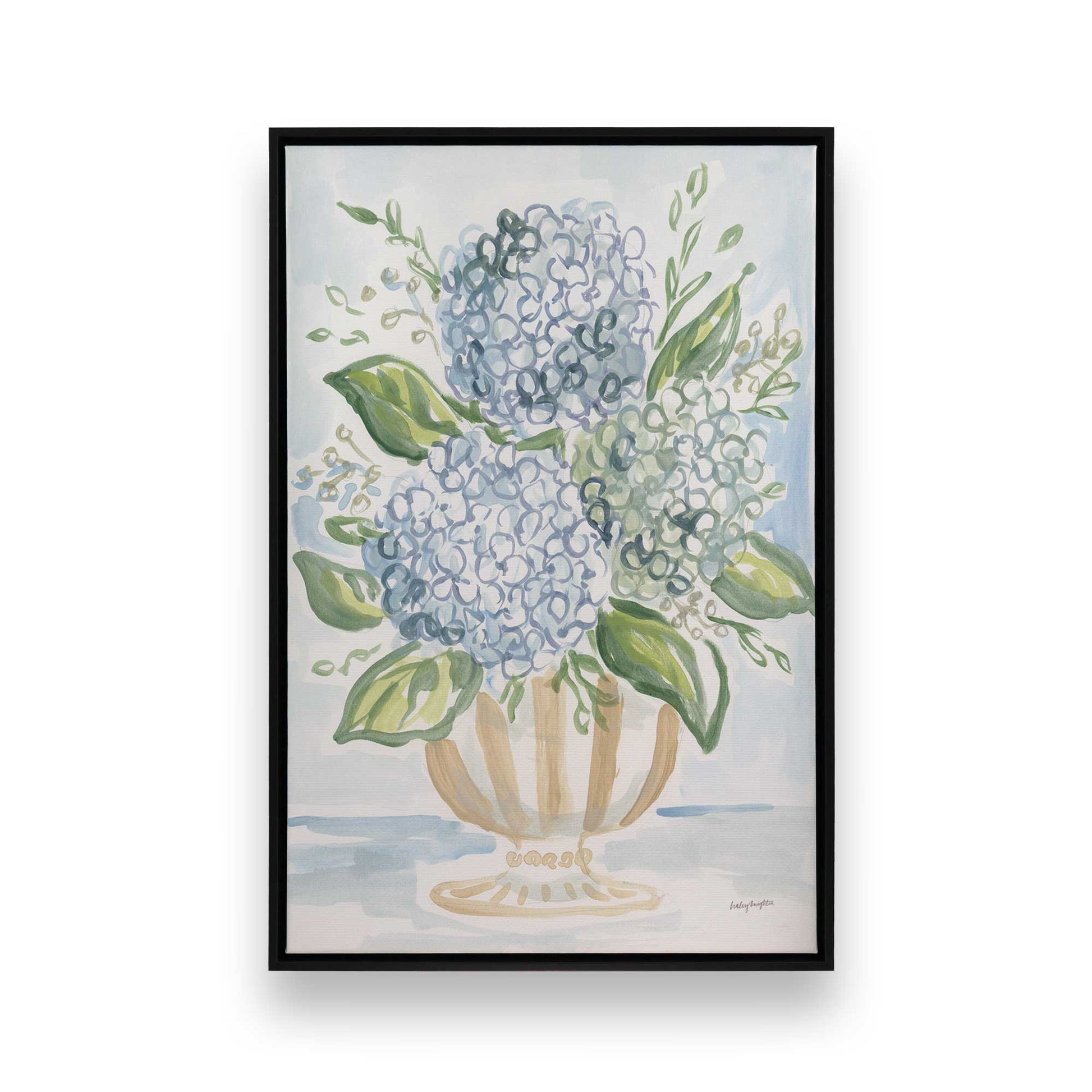 [Color:Satin Black], Picture of art in a Satin Black frame