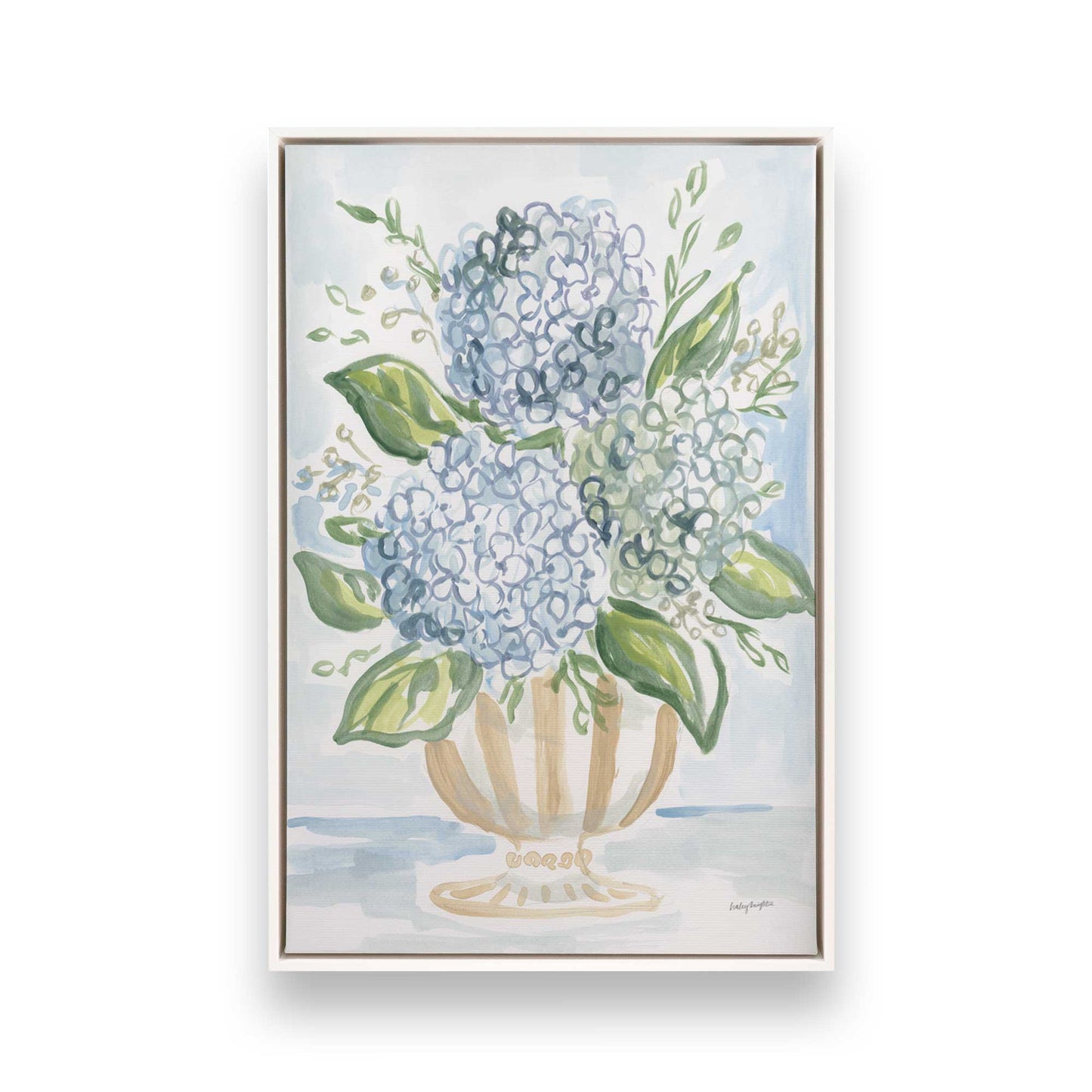 [Color:Opaque White], Picture of art in a White frame