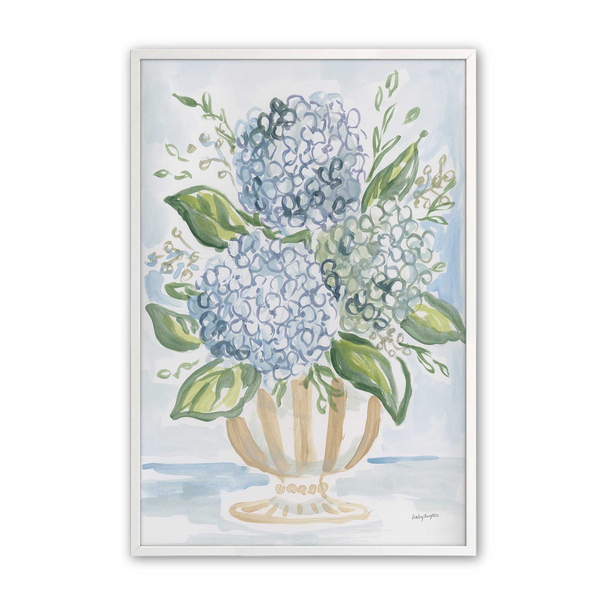 [Color:Opaque White], Picture of art in a Opaque White frame
