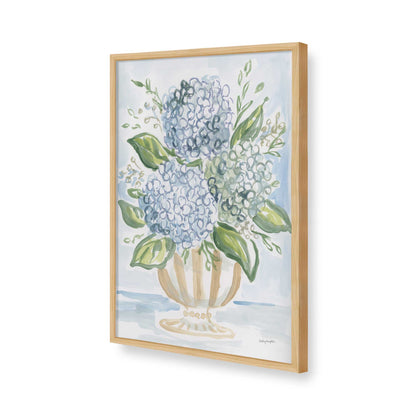 [Color:American Maple], Picture of art in a American Maple frame of the corner