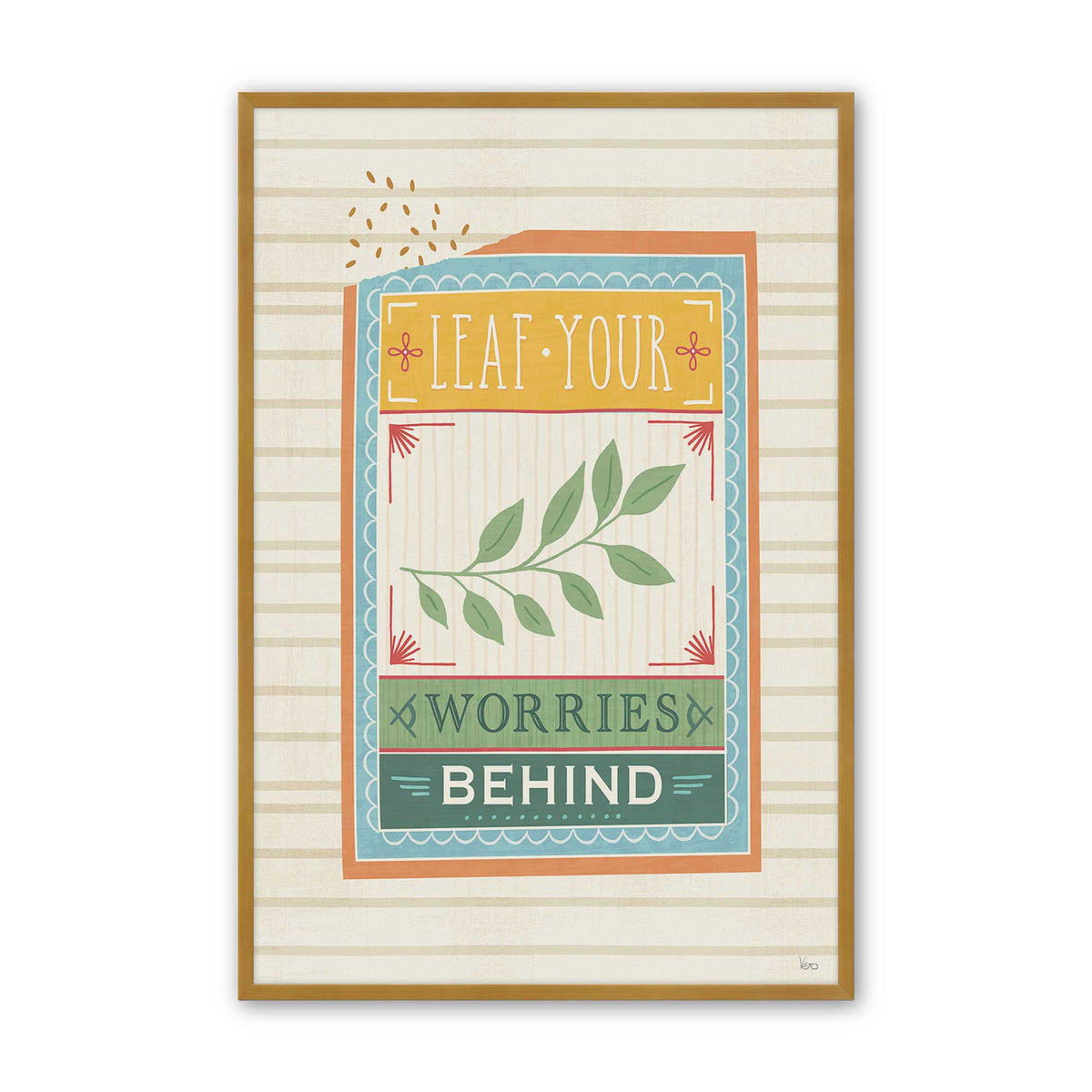 [Color:Polished Gold], Picture of art in a Polished Gold frame