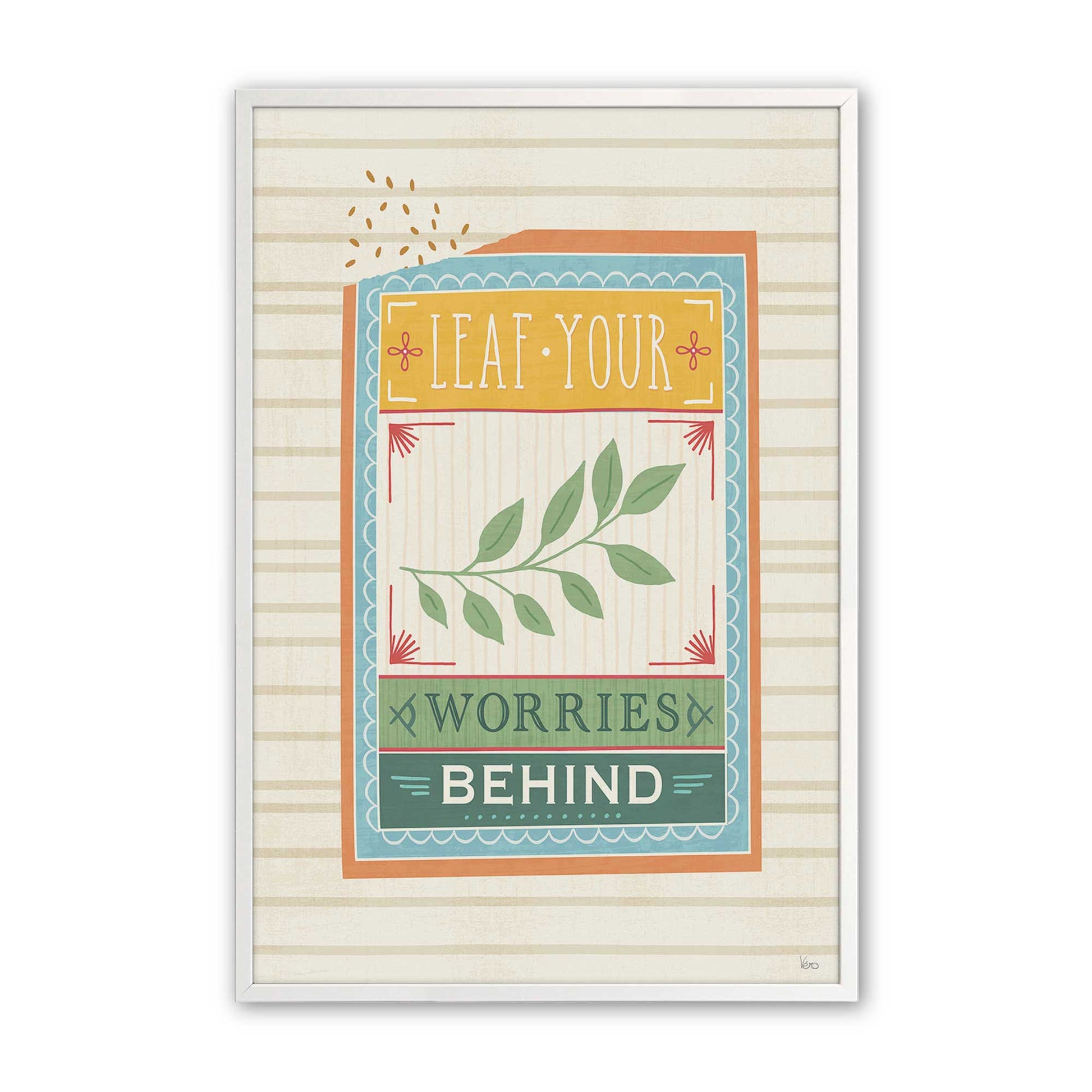 [Color:Opaque White], Picture of art in a Opaque White frame