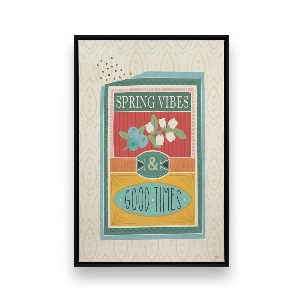 Spring Energy Trio, Set of 3 Canvas Prints