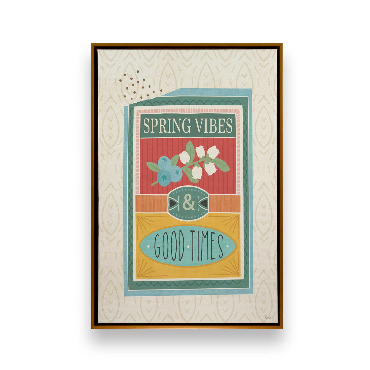 Spring Energy Trio, Set of 3 Canvas Prints