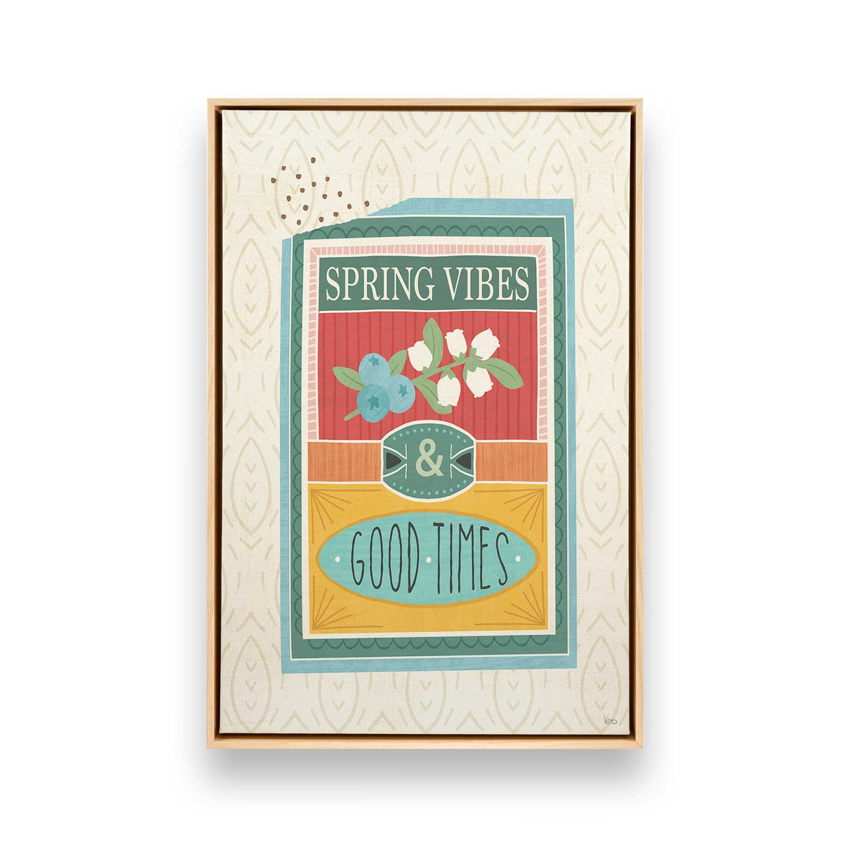 Spring Energy Trio, Set of 3 Canvas Prints