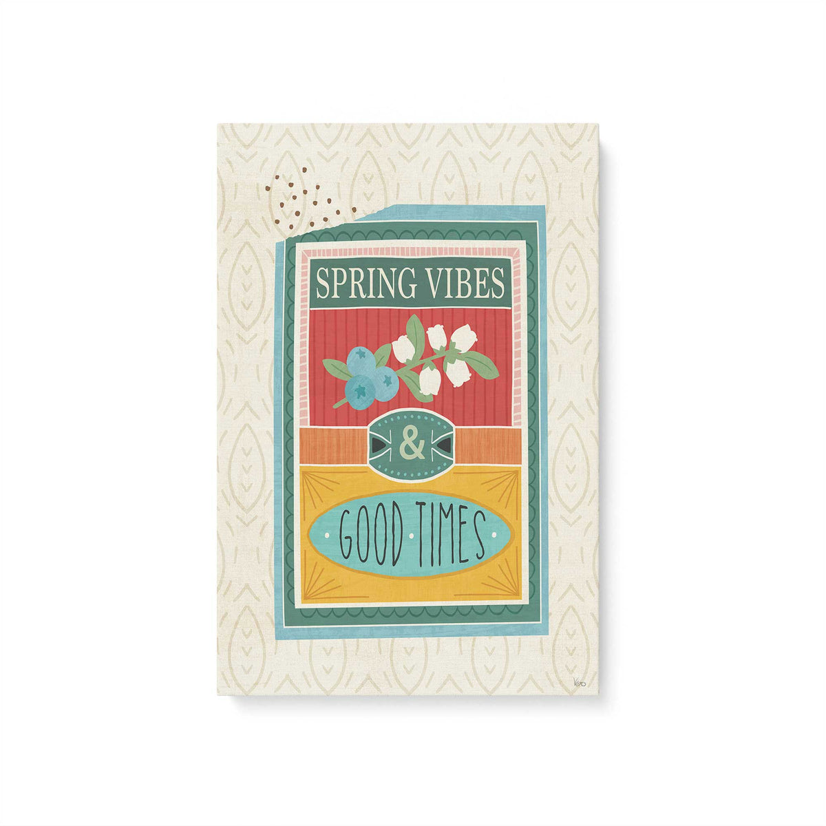 Spring Energy Trio, Set of 3 Canvas Prints