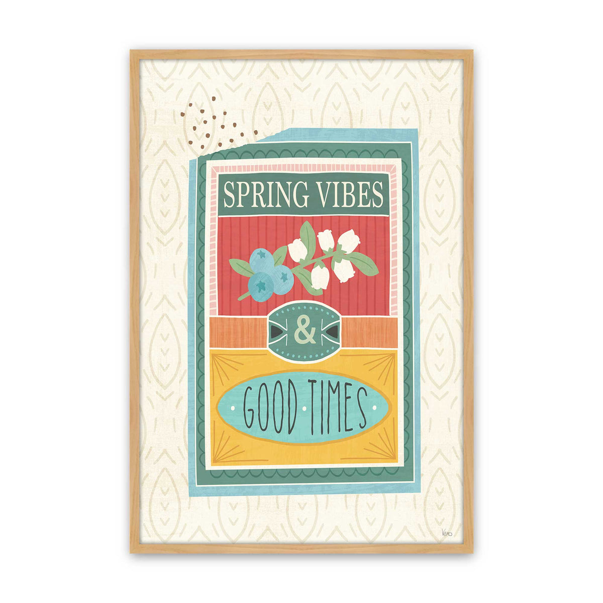 Spring Energy Trio Set of 3 Art Prints