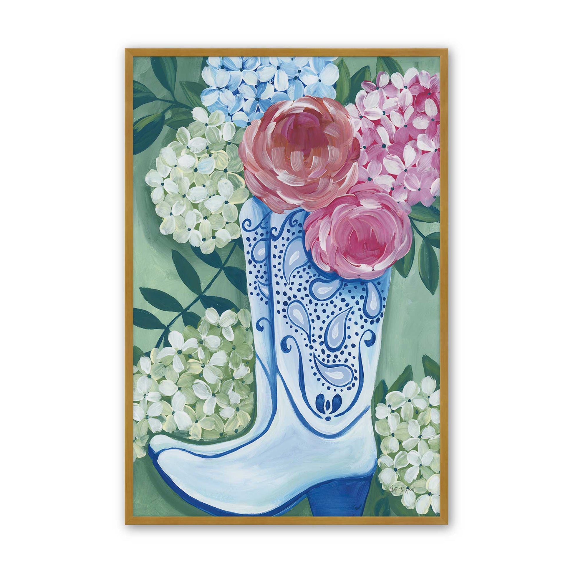 [Color:Polished Gold], Picture of art in a Polished Gold frame