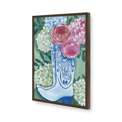 [Color:Belvinder Brown], Picture of art in a Belvinder Brown frame of the corner