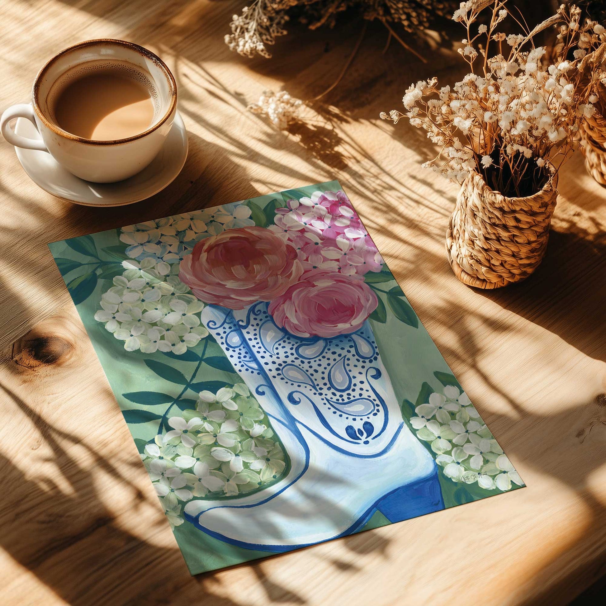 [Color:Rolled Print], Picture of close up of art