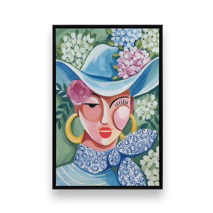 [Color:Satin Black], Picture of art in a Satin Black frame