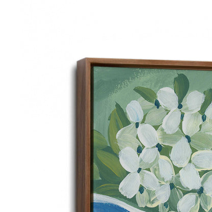 [Color:Walnut], Picture of art in a Walnut frame at an angle