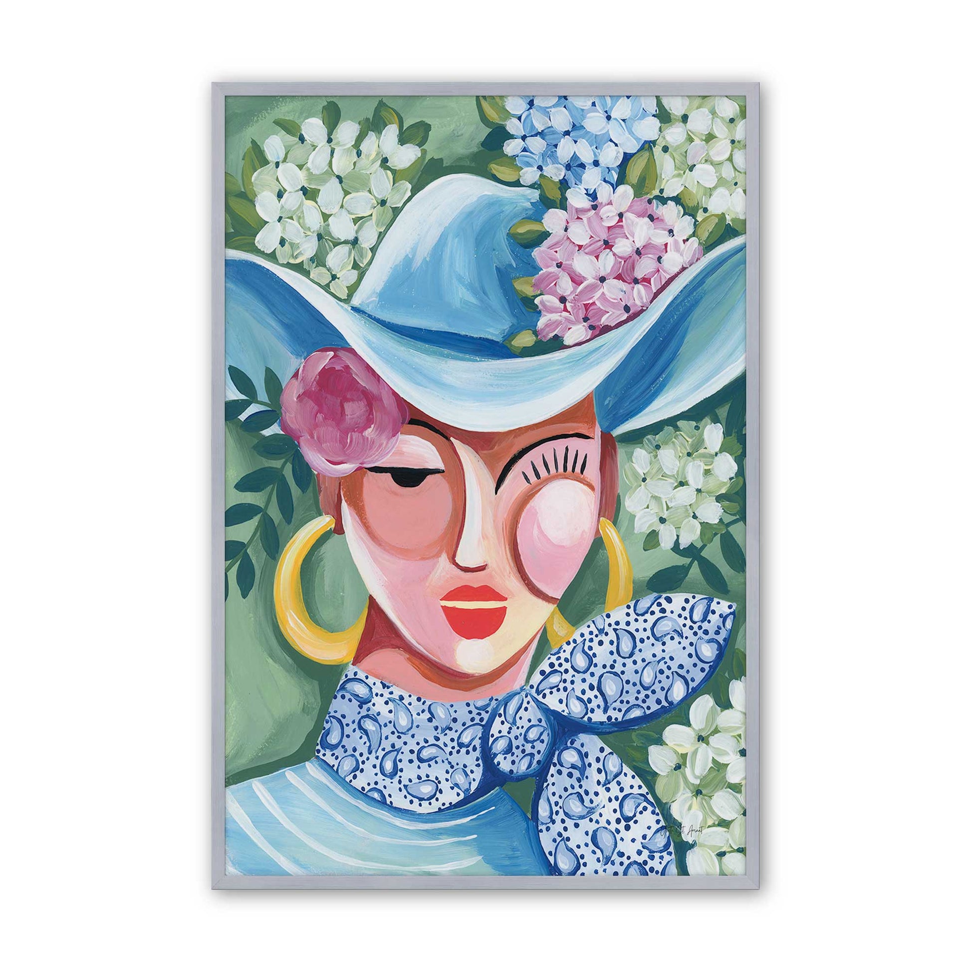 [Color:Polished Chrome], Picture of art in a Polished Chrome frame