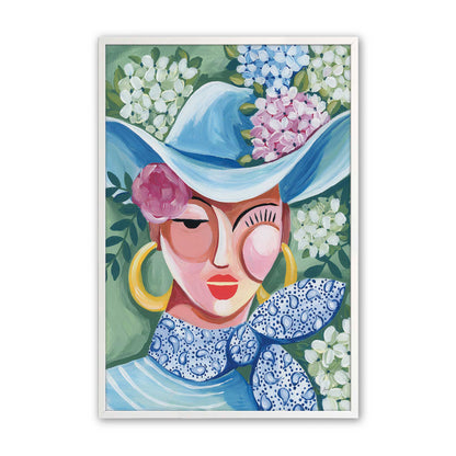 [Color:Opaque White], Picture of art in a Opaque White frame