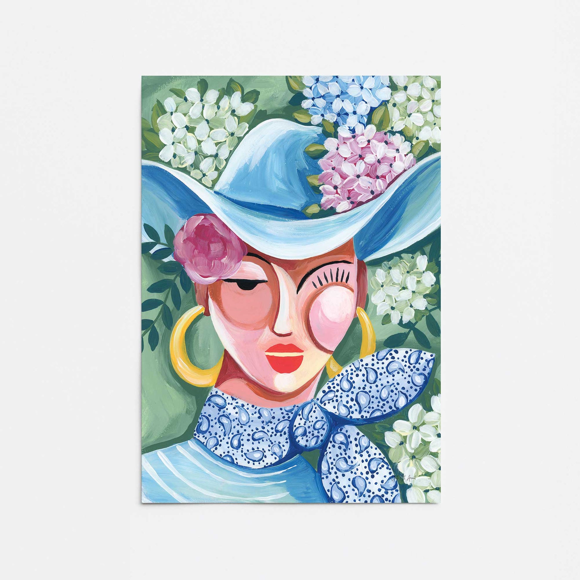 [Color:Rolled Print], Picture of close up of art