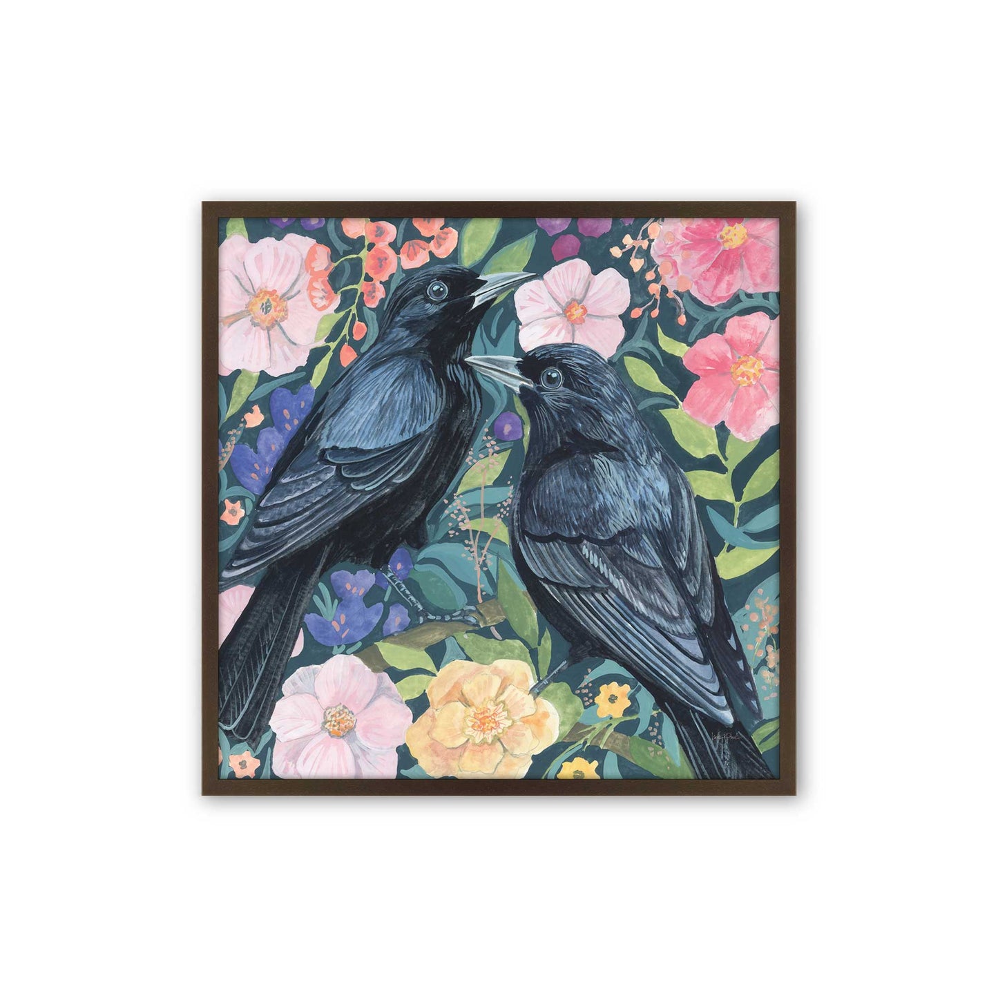 [Color:Espresso], Picture of art in a Espresso frame