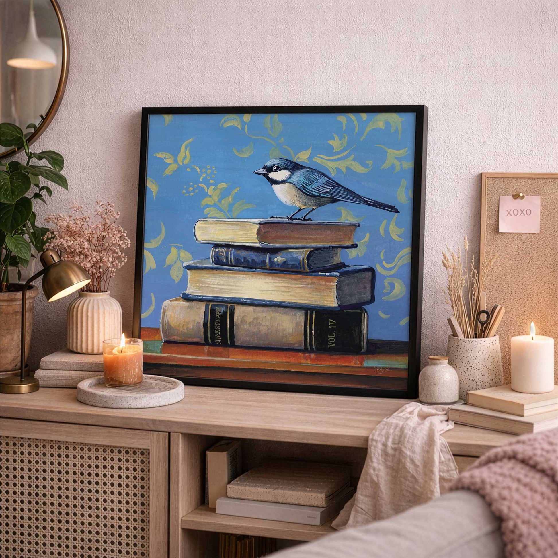 Picture of art in a room