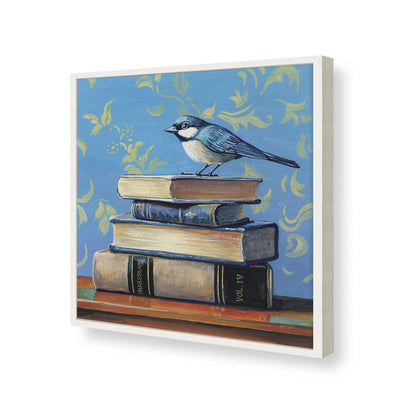 [Color:Opaque White], Picture of art in a Opaque White frame of the corner