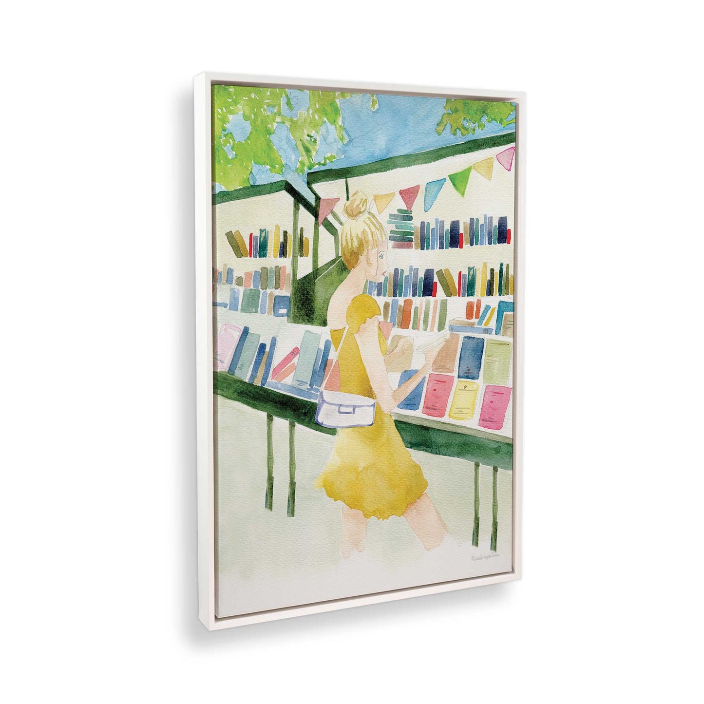 [Color:Opaque White], Picture of the corner of the art
