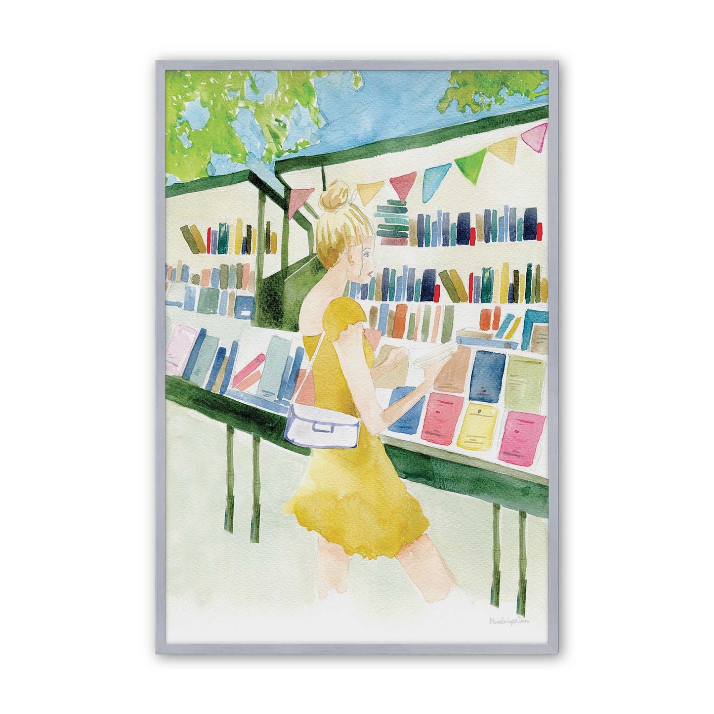 [Color:Polished Chrome], Picture of art in a Polished Chrome frame