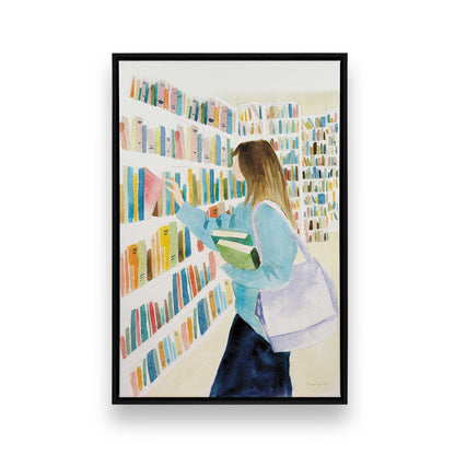 [Color:Satin Black], Picture of art in a Satin Black frame