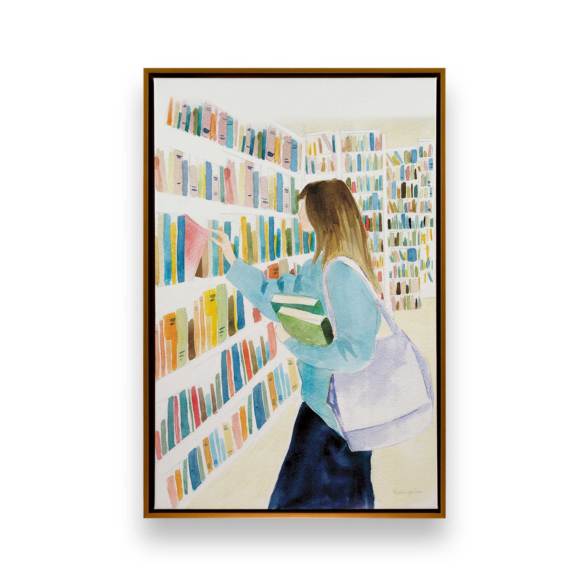 [Color:Polished Gold], Picture of art in a Polished Gold frame
