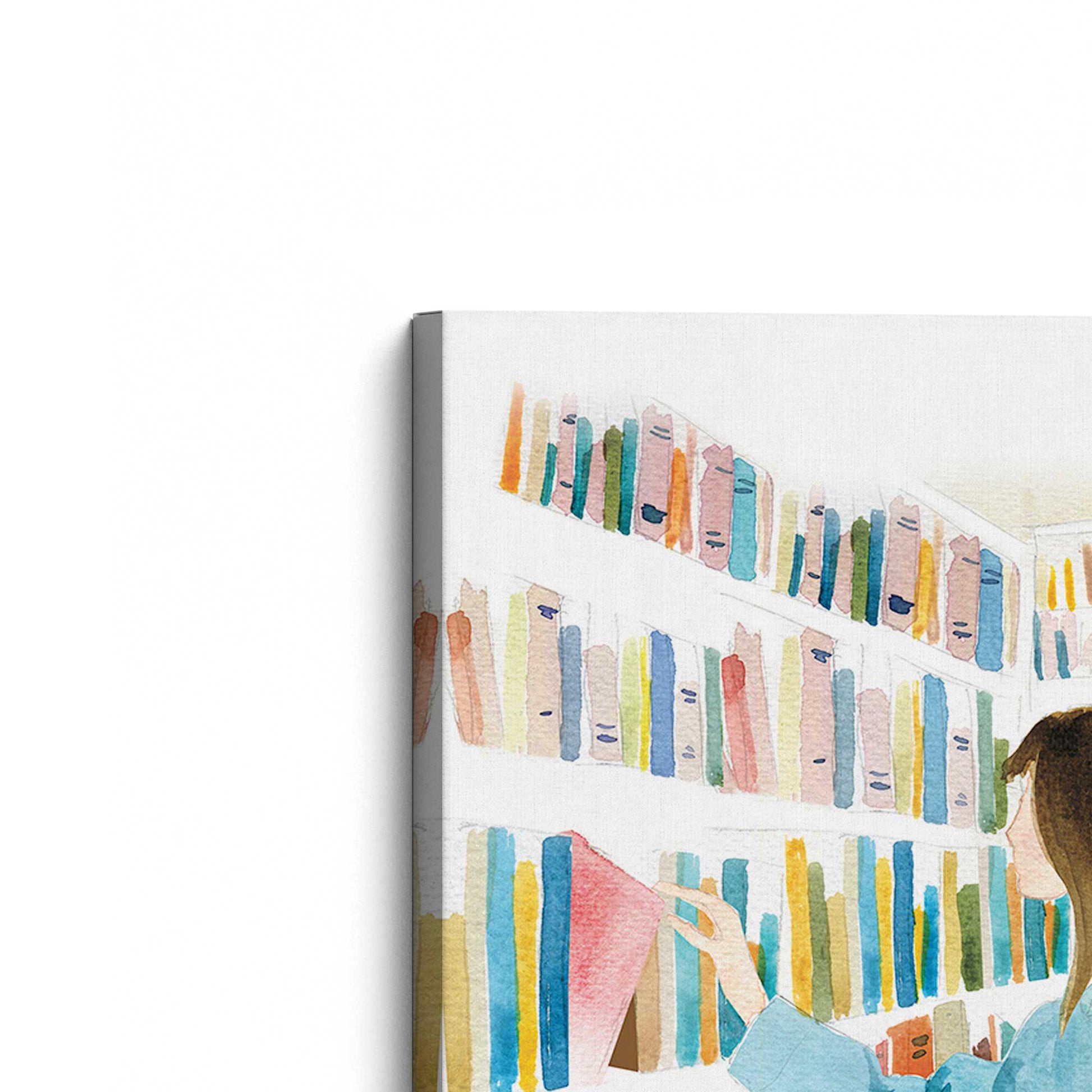 [Color:Stretched Canvas], Picture of the corner of the art