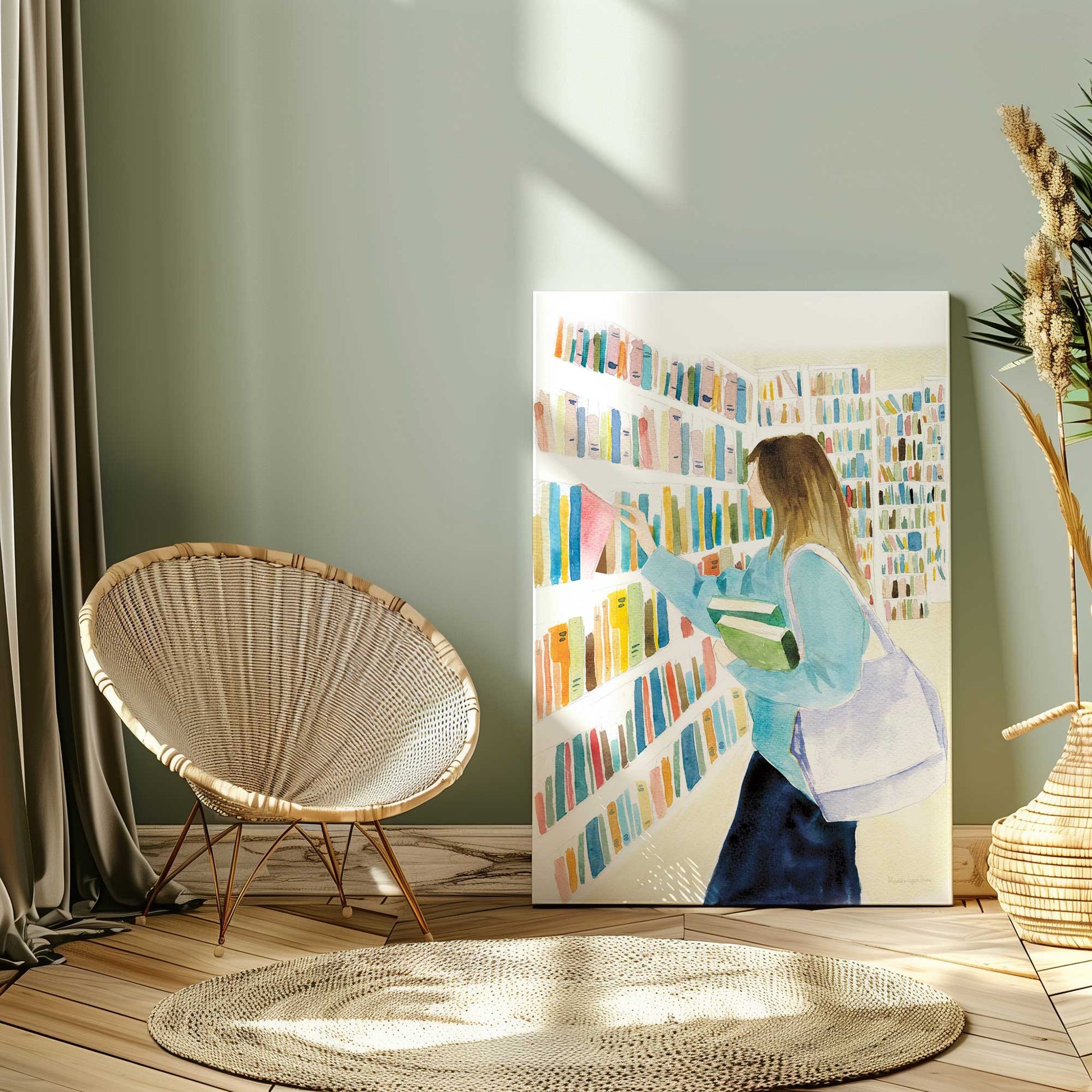 Picture of art in a room