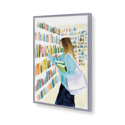 [Color:Polished Chrome], Picture of art in a Polished Chrome frame of the corner