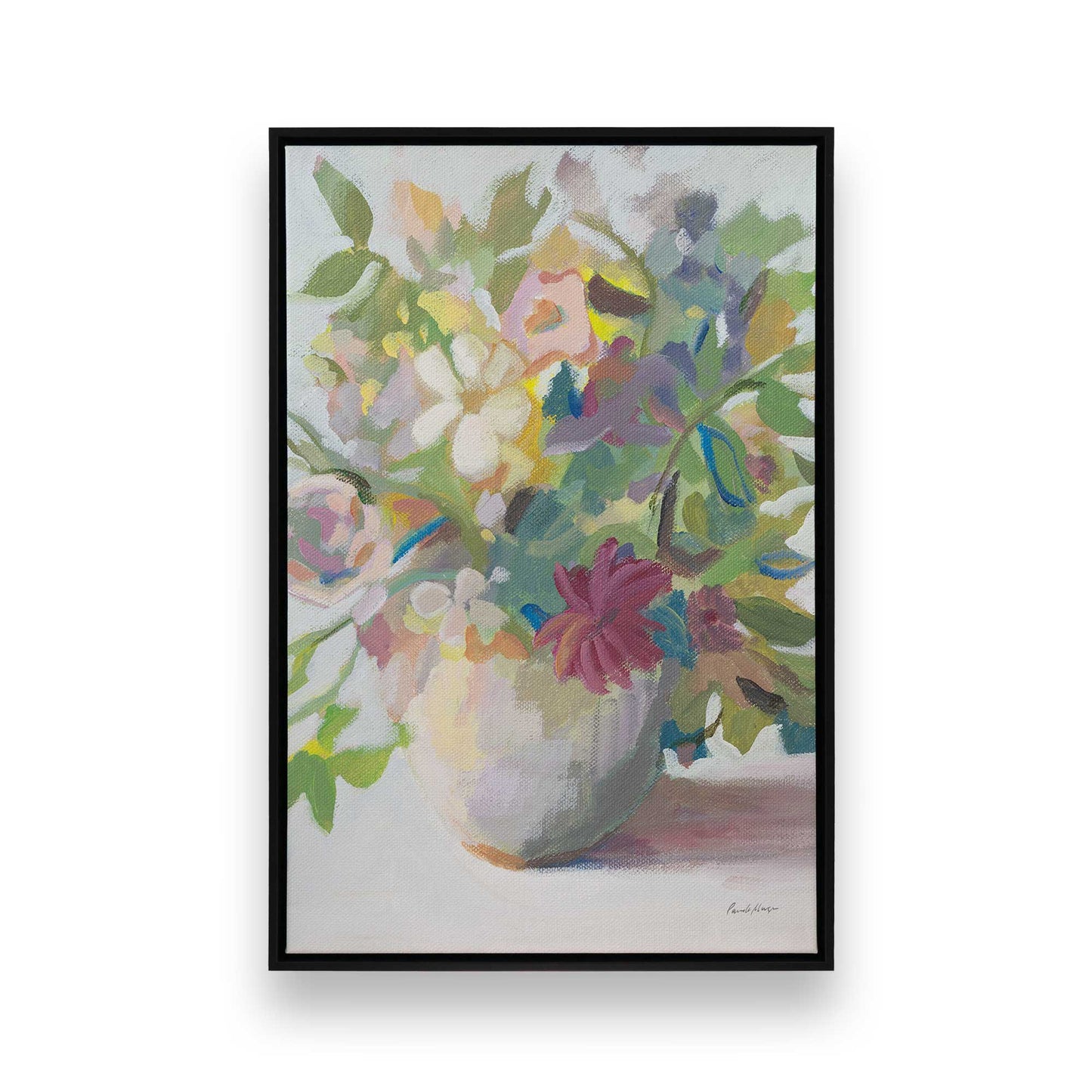 [Color:Satin Black], Picture of art in a Satin Black frame