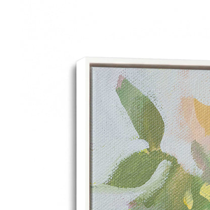 [Color:Opaque White], Picture of art in a White frame at an angle