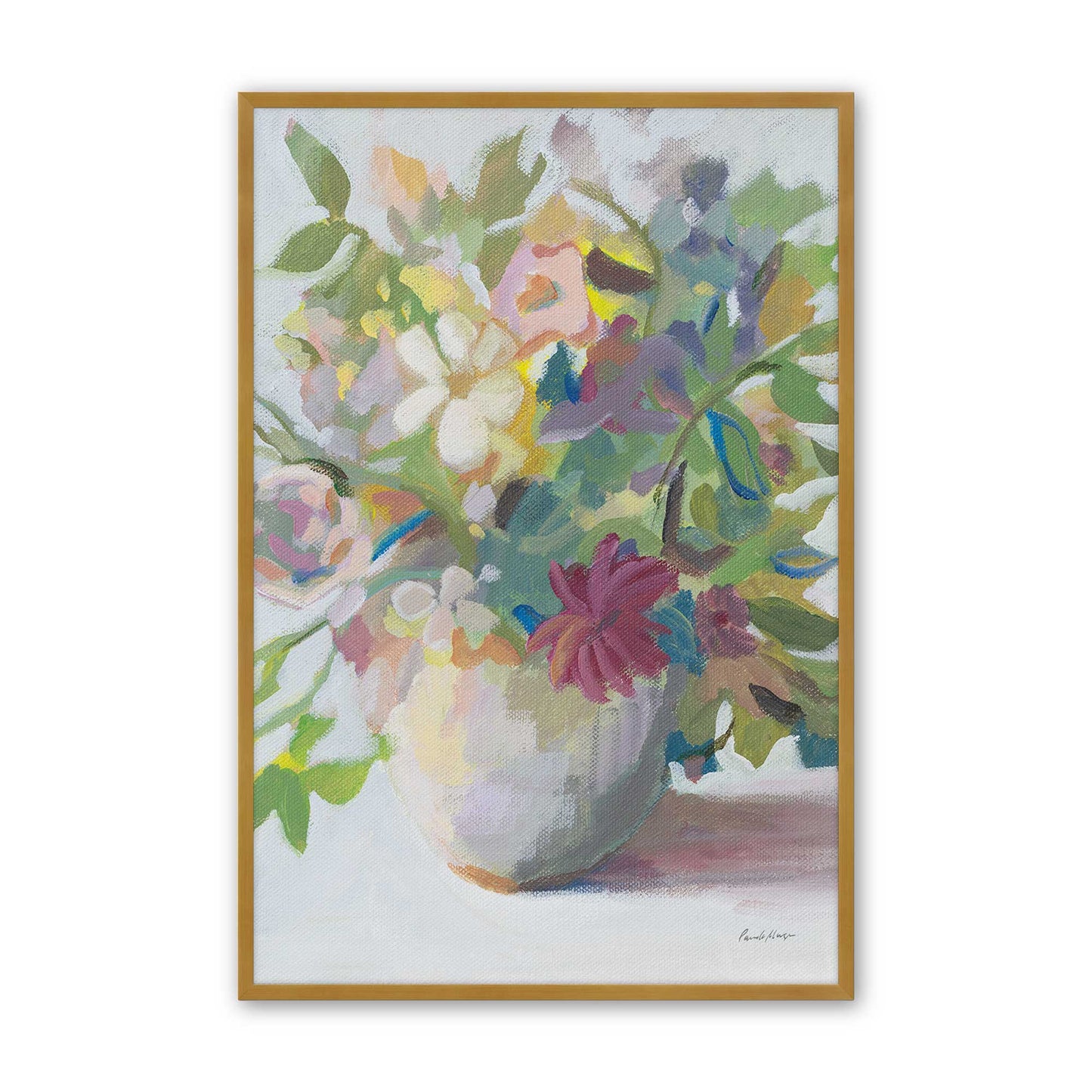 [Color:Polished Gold], Picture of art in a Polished Gold frame