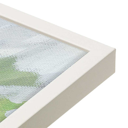 [Color:Opaque White], Picture of art in a Opaque White frame at an angle