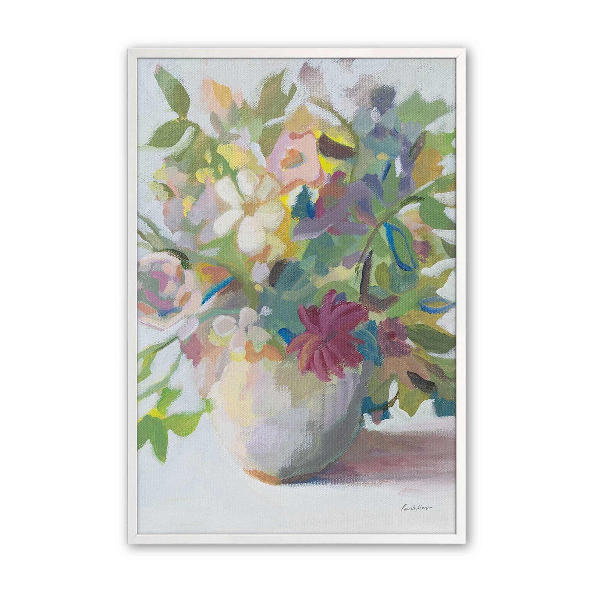[Color:Opaque White], Picture of art in a Opaque White frame