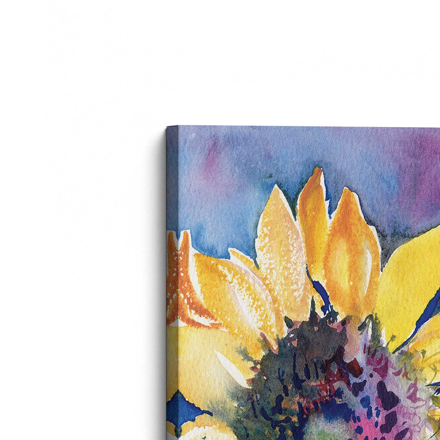 [Color:Stretched Canvas], Picture of the corner of the art