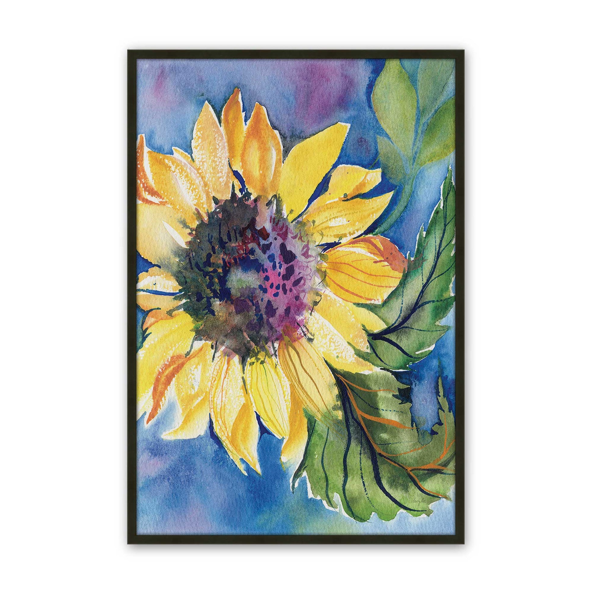 [Color:Satin Black], Picture of art in a Satin Black frame