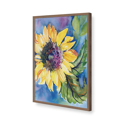 [Color:Walnut], Picture of art in a Walnut frame of the corner