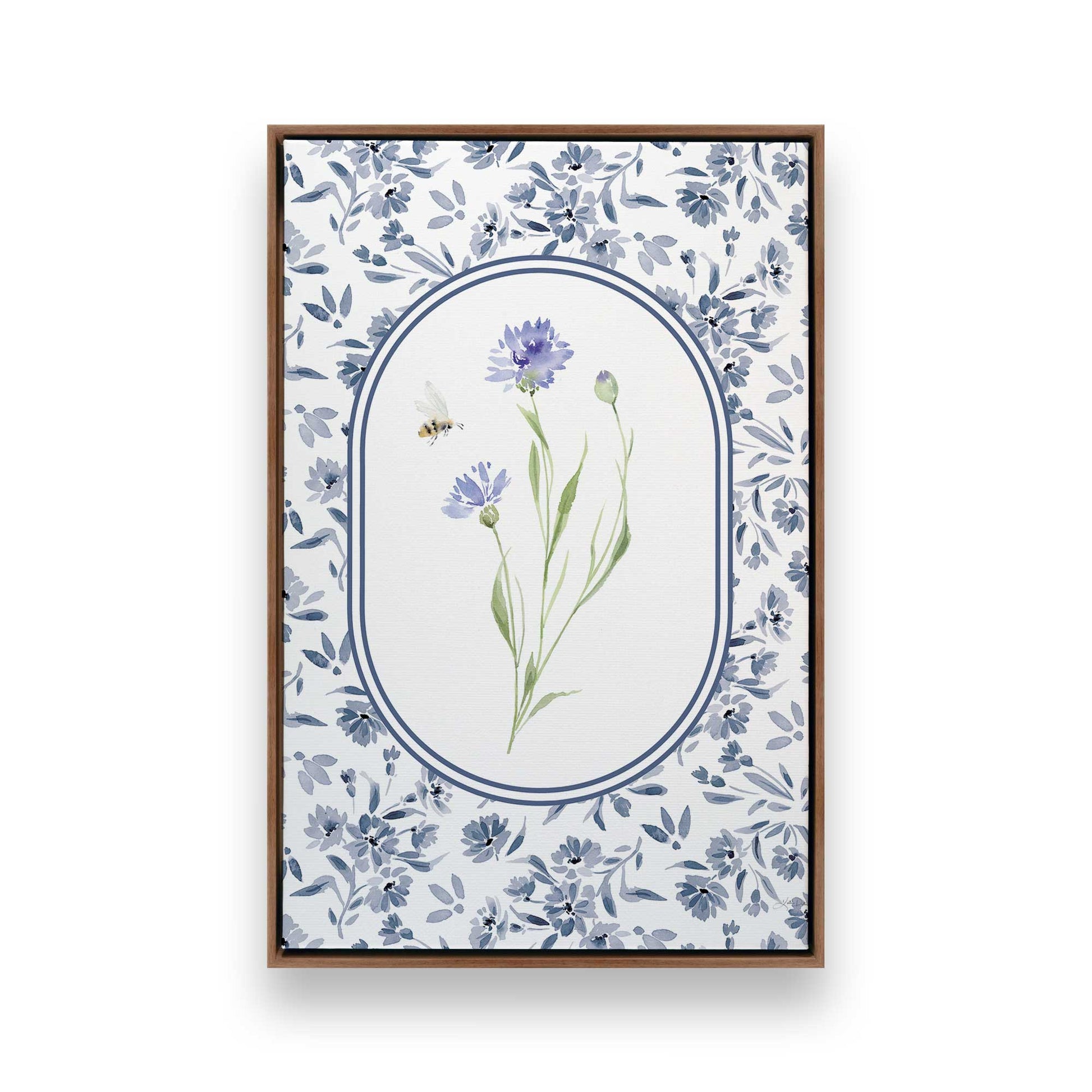 [Color:Walnut], Picture of art in a Walnut frame
