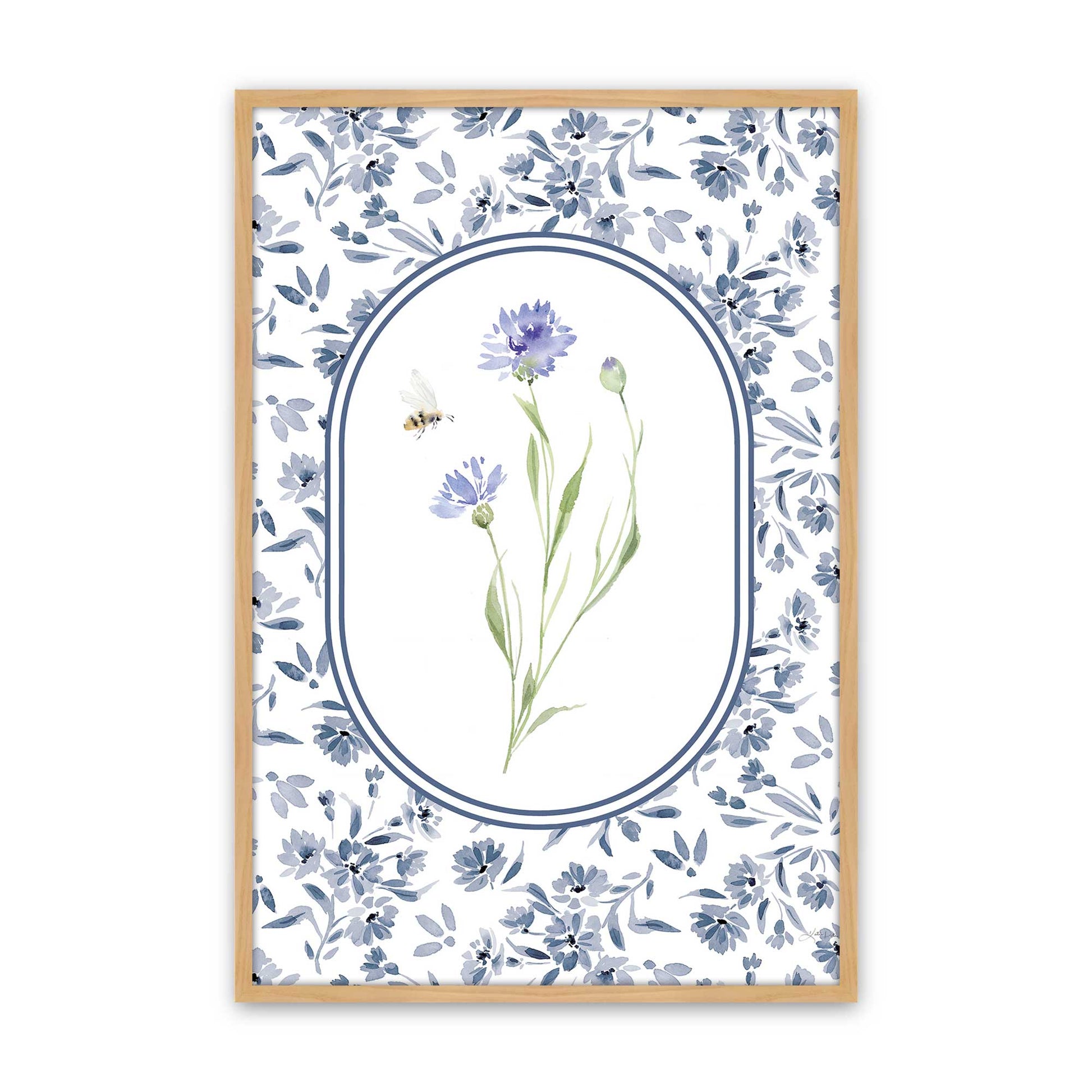 [Color:American Maple], Picture of art in a American Maple frame