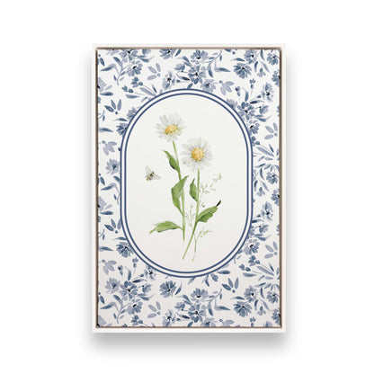 [Color:Opaque White], Picture of art in a White frame