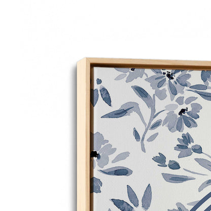 [Color:American Maple], Picture of art in a American Maple frame at an angle