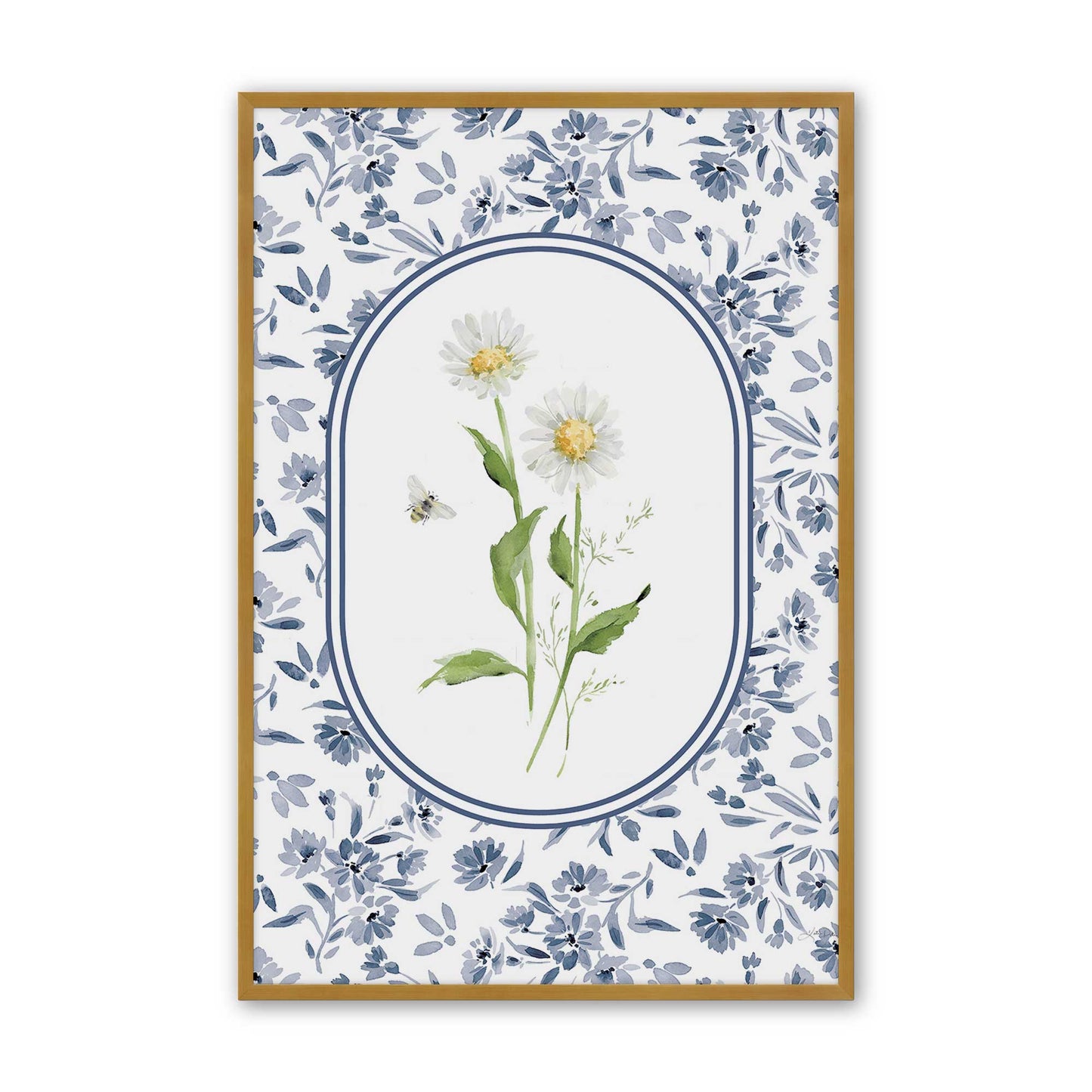 [Color:Polished Gold], Picture of art in a Polished Gold frame
