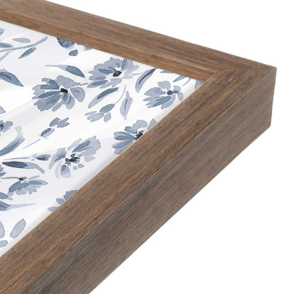 [Color:Walnut], Picture of art in a Walnut frame at an angle