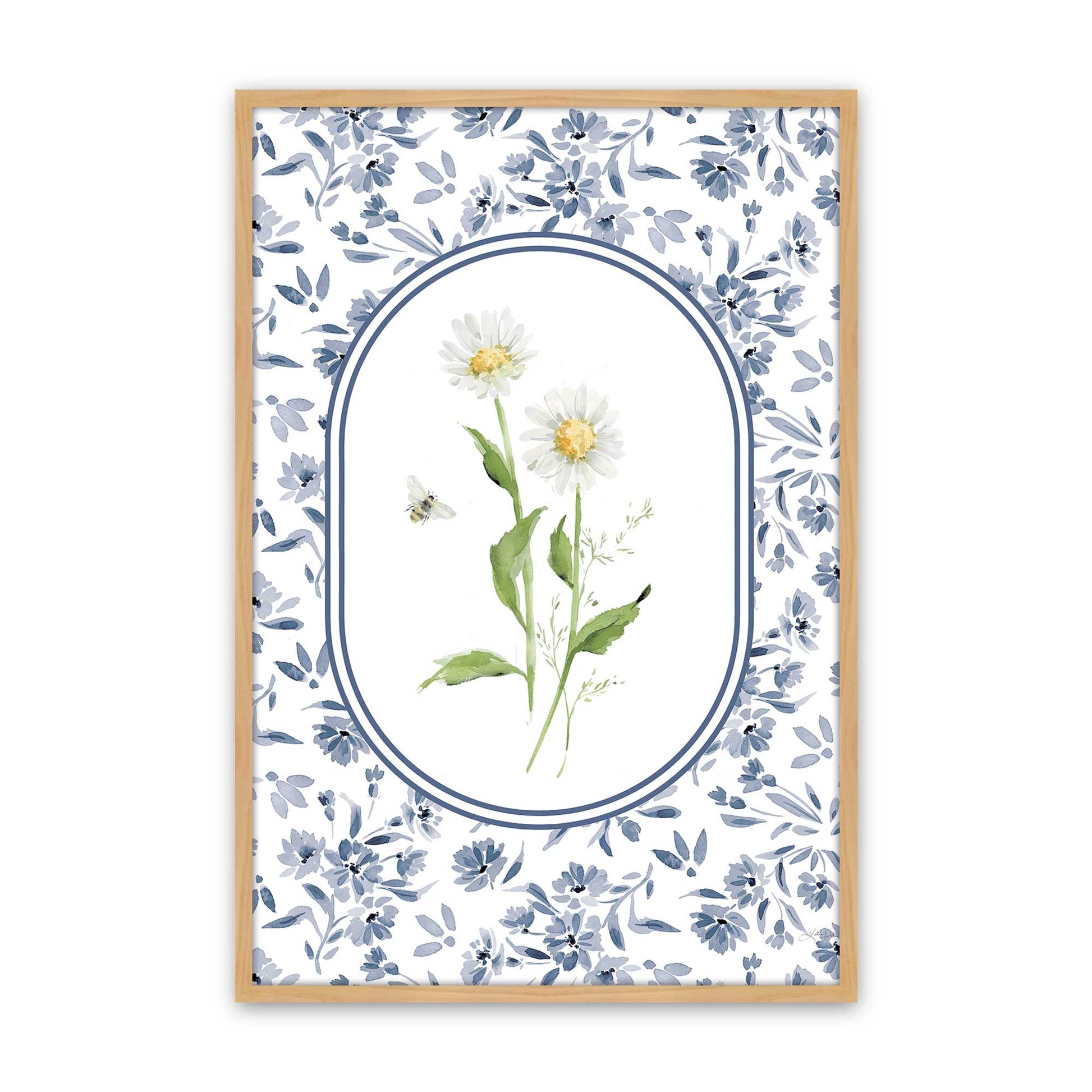 [Color:American Maple], Picture of art in a American Maple frame