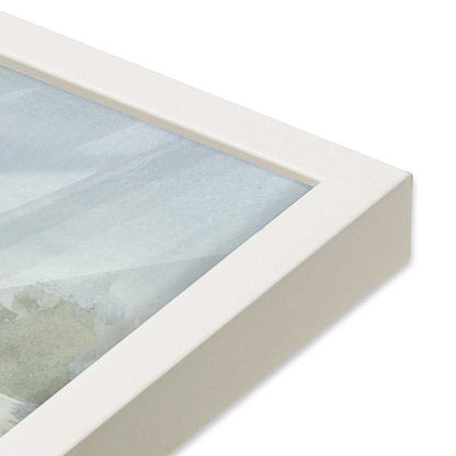 [Color:Opaque White], Picture of art in a Opaque White frame at an angle
